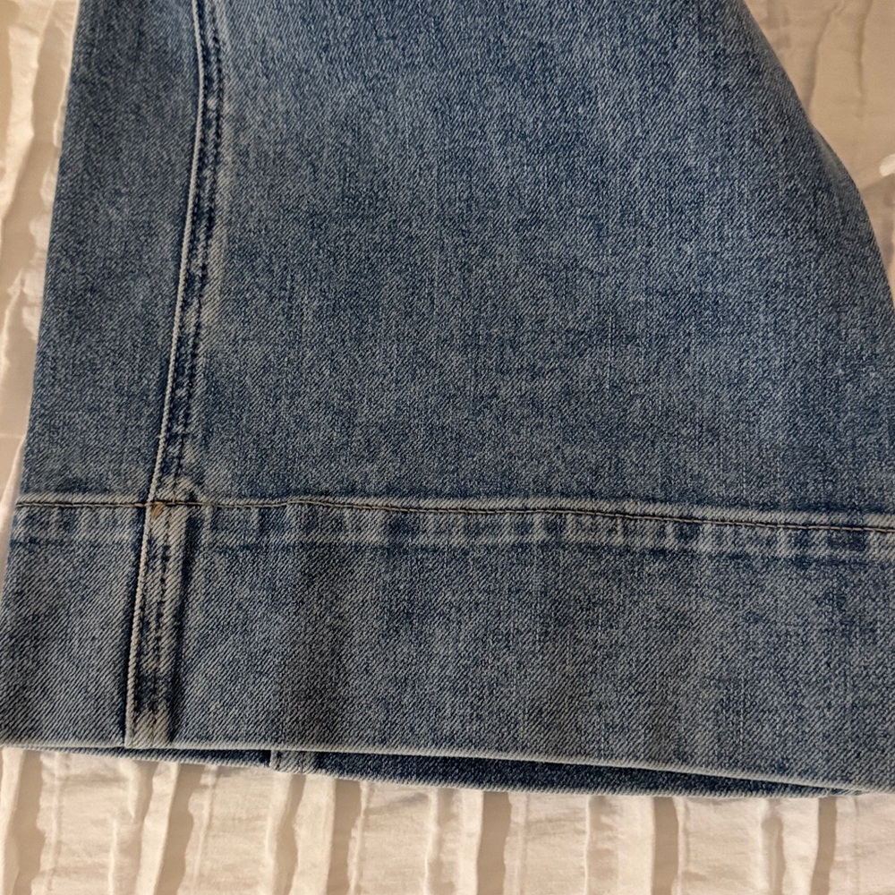 White House Black Market Women’s Extra High-Rise Wide Leg Cropped Jeans Size 4 - Picture 7 of 7